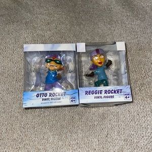 Nickelodeon Rocket Power Otto & Reggie Vinyl Figure Set
